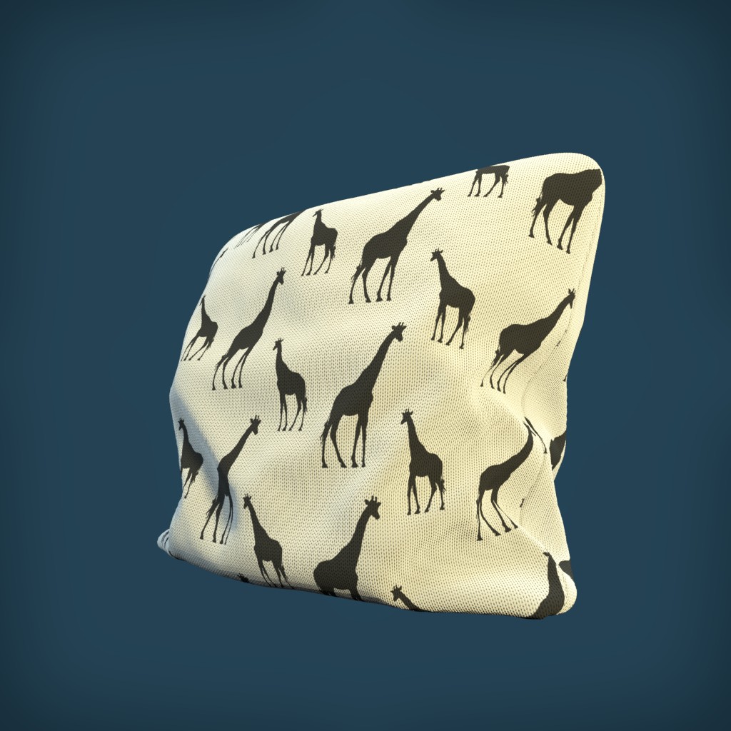 Realistic PBR Pillow preview image 1